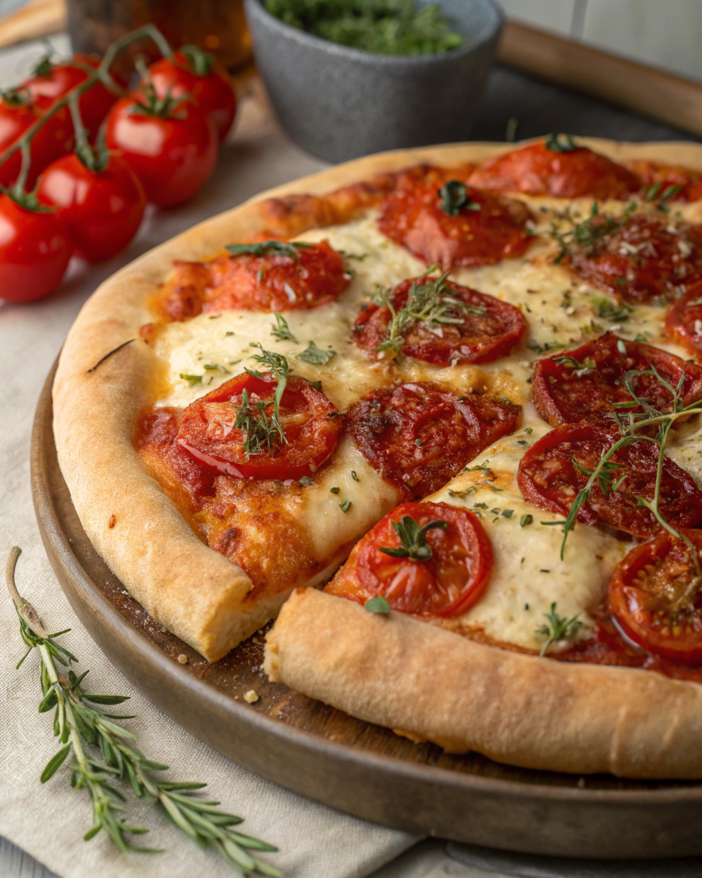 Focaccia al Pomodoro e Origano alla Pugliese