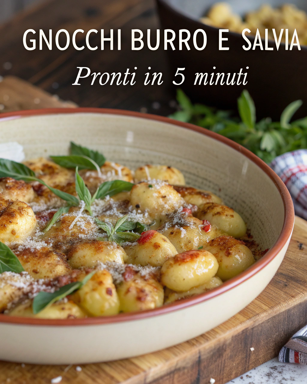 Gnocchi Burro e Salvia Pronti in 5 Minuti