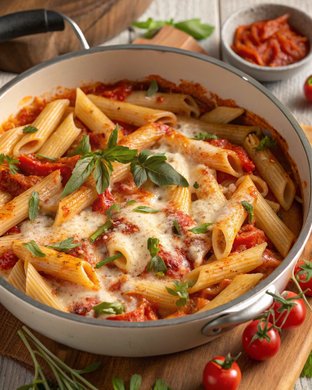 Penne all’Arrabbiata Piccanti e Profumate