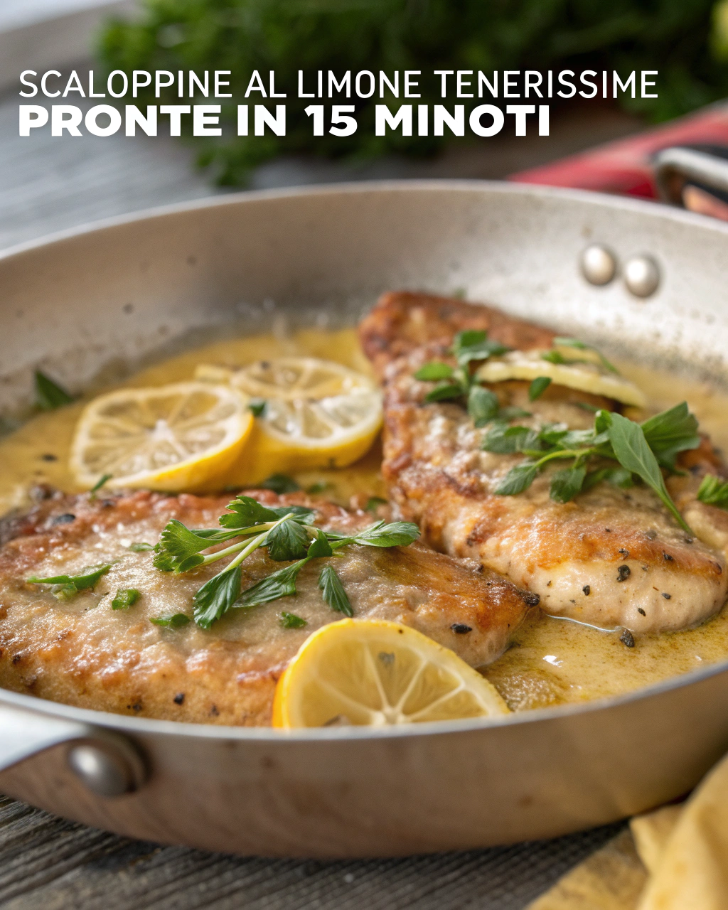 Scaloppine al Limone Tenerissime Pronte in 15 Minuti