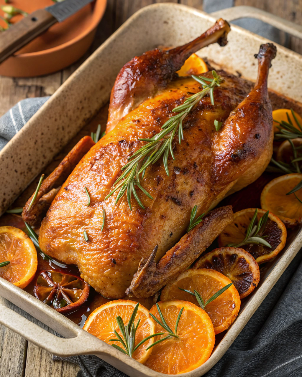 Anatra all arancia facile