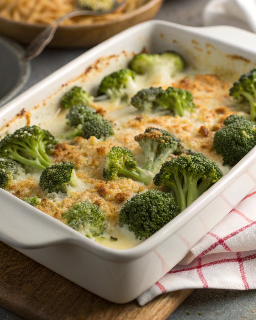 Broccoli gratinati alla besciamella