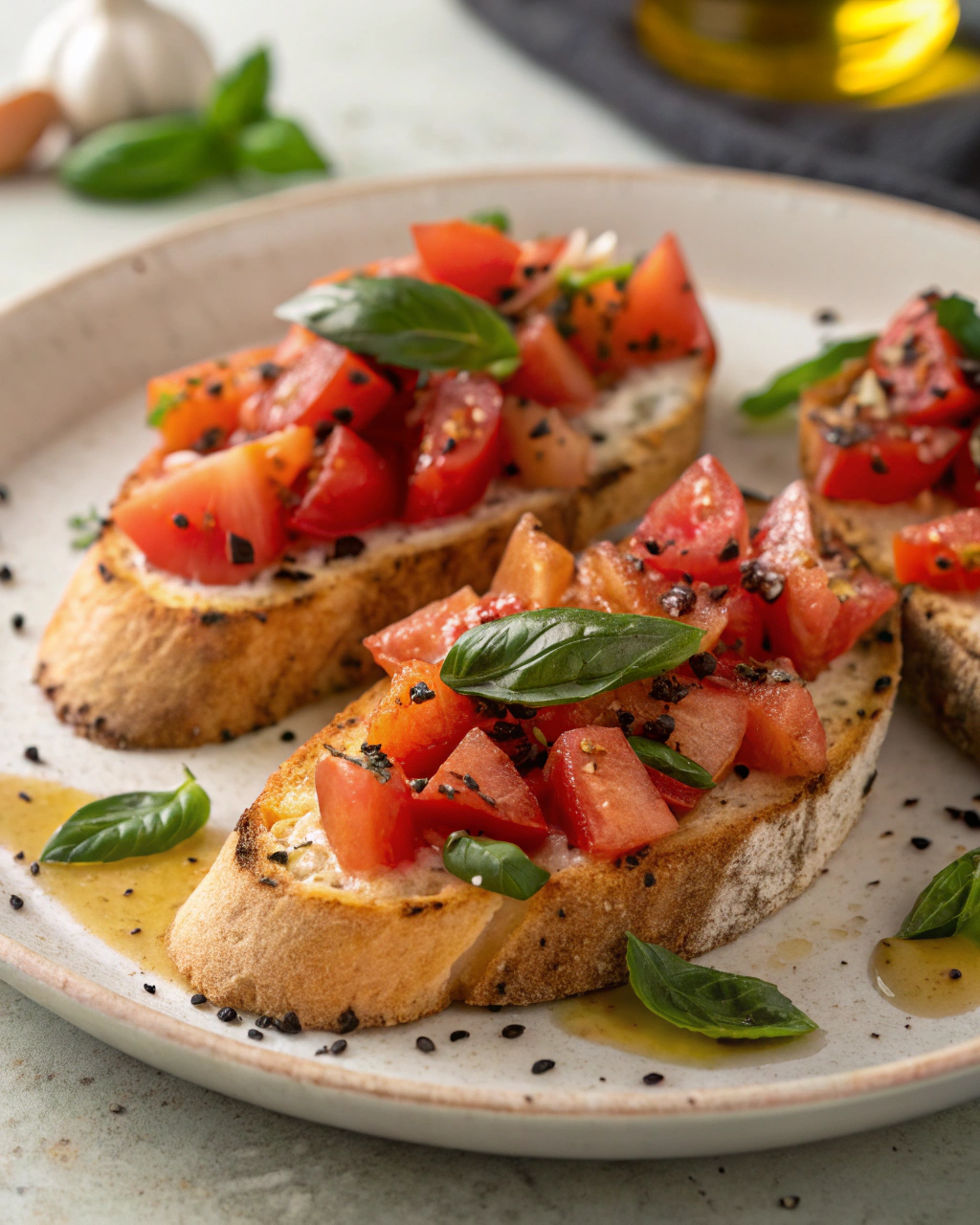 Bruschette al pomodoro dell orto