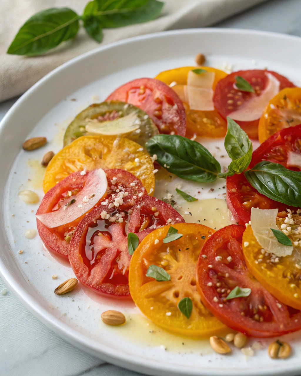 Carpaccio di pomodori colorati