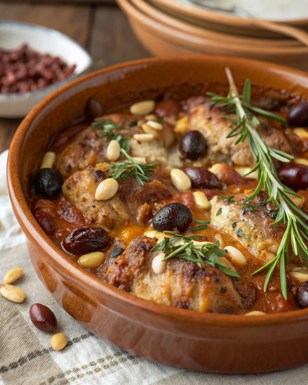 Coniglio alla ligure con olive