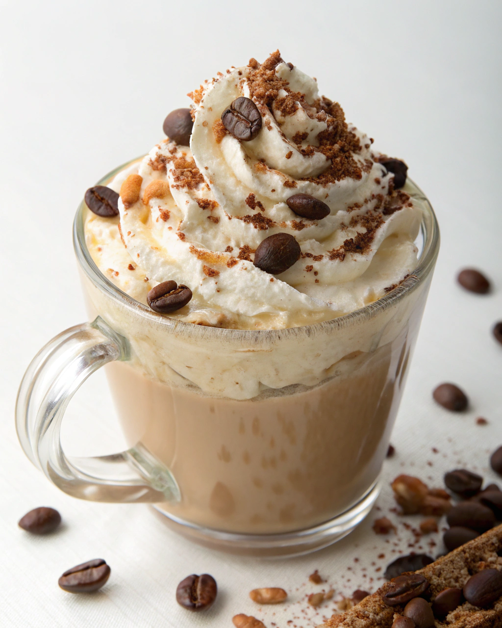 Crema al caffè in tazza