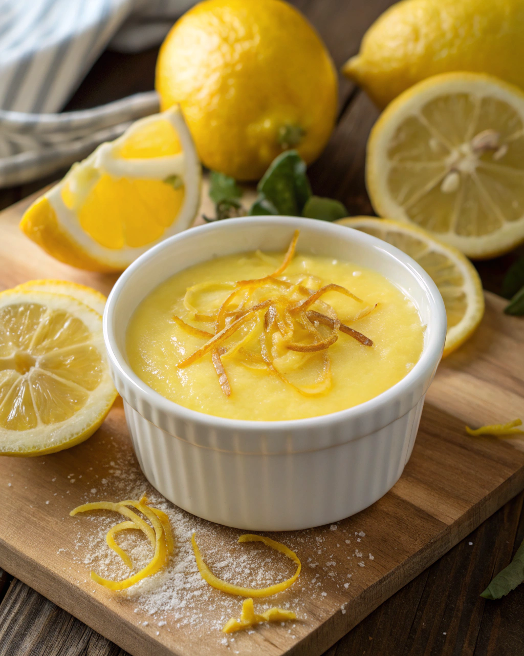 Crema al limone per torte