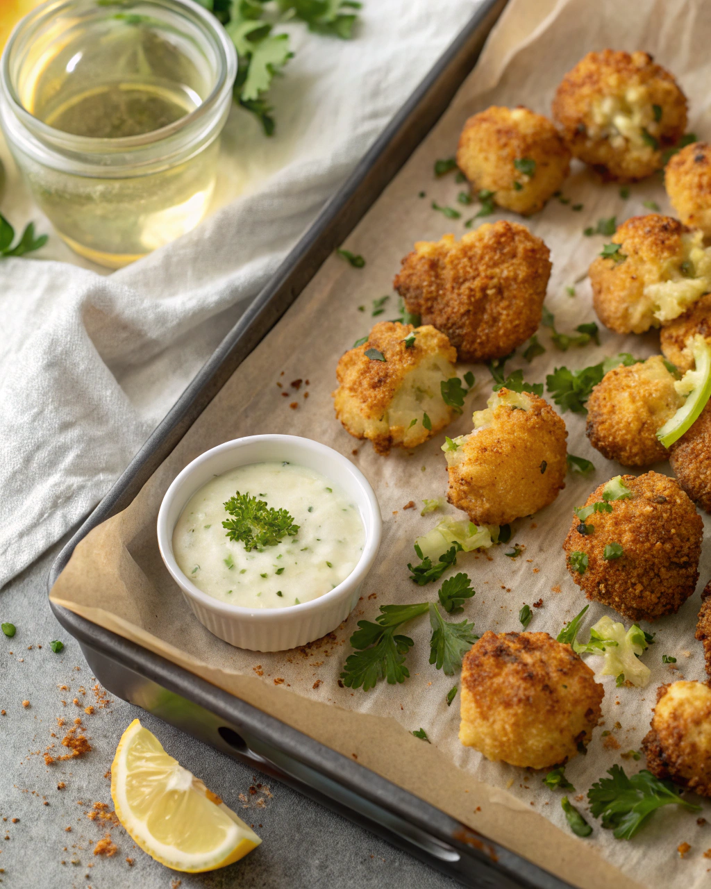 Crocchette di cavolfiore al forno