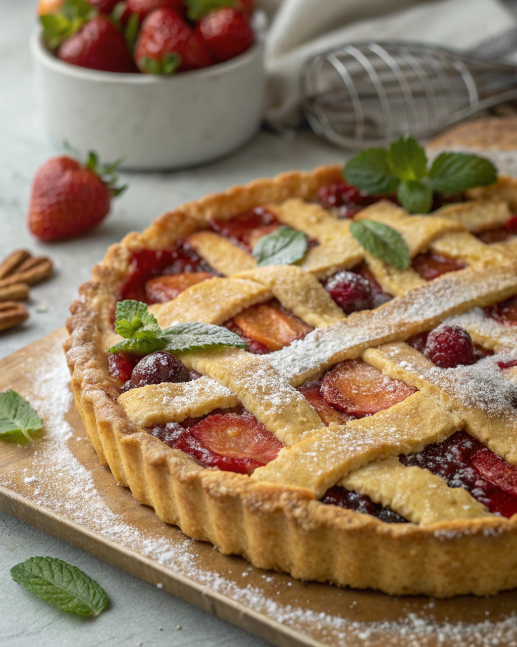 Crostata alla marmellata veloce