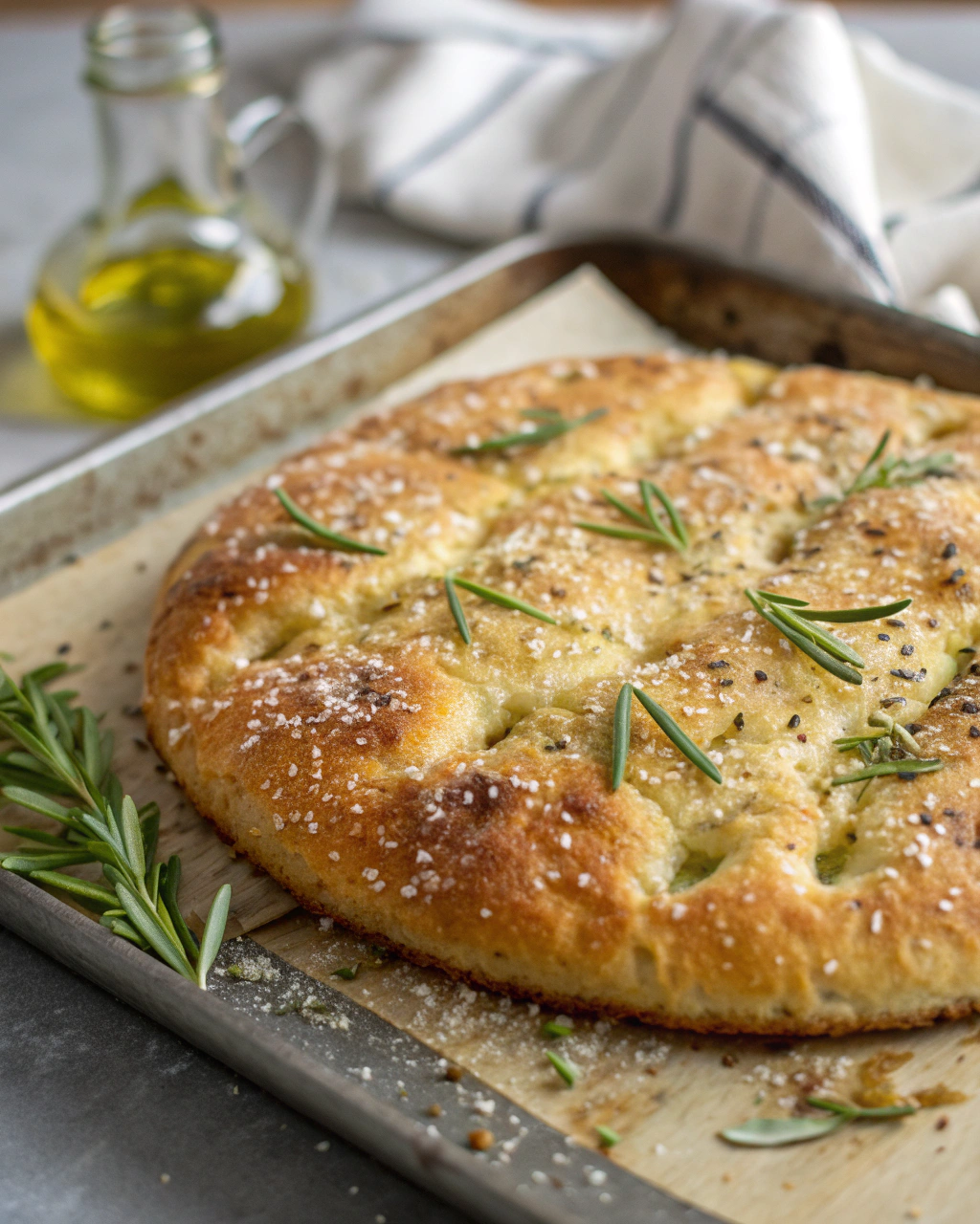 Focaccia genovese fatta in casa