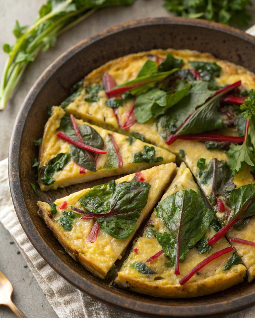 Frittata di bietole al forno