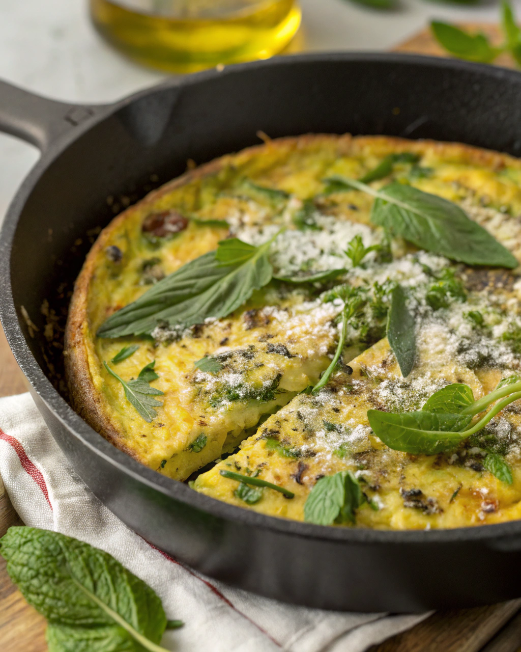 Frittata di erbe spontanee