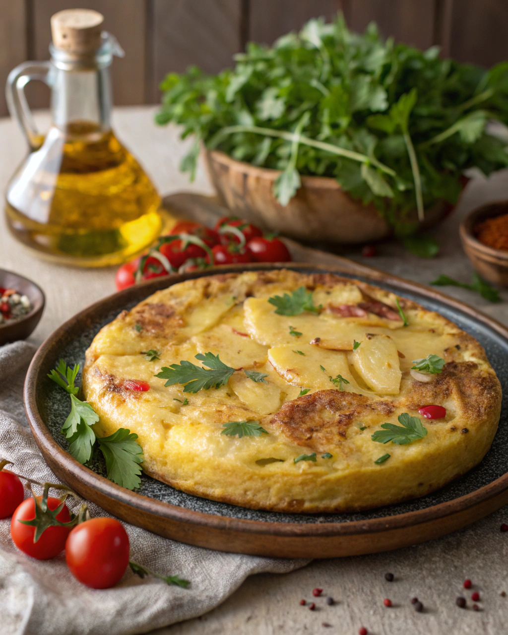 Frittata di patate al forno