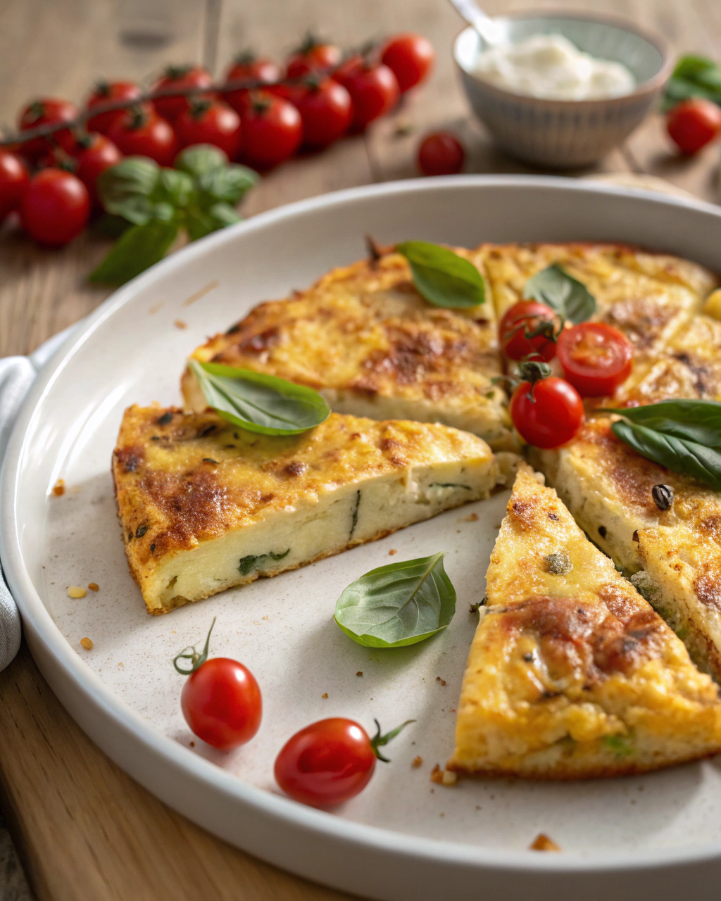 Frittata di ricotta al forno