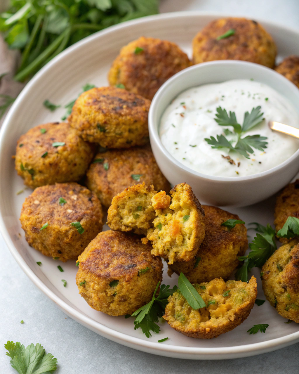 Frittelline di ceci veloci