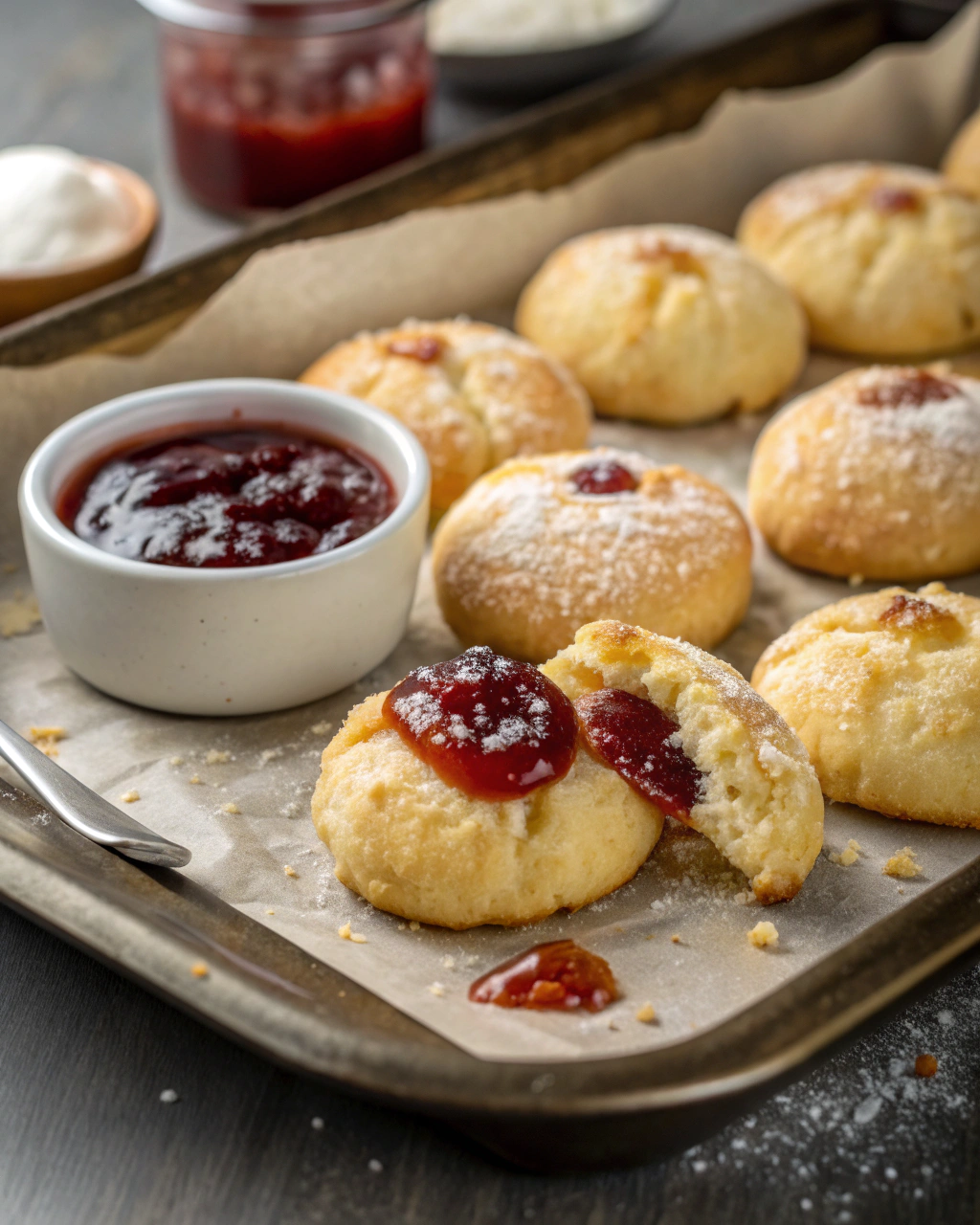 Frollini alla marmellata veloci