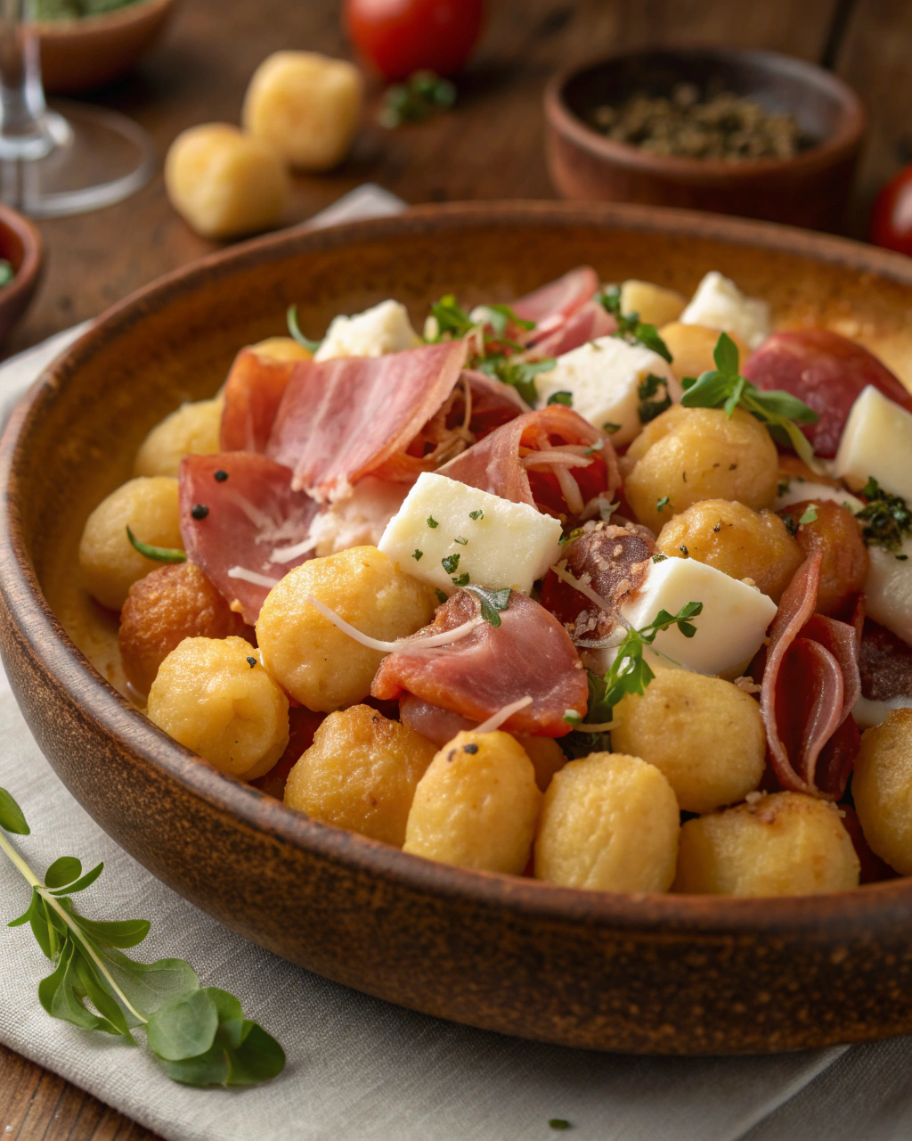 Gnocco fritto emiliano semplice