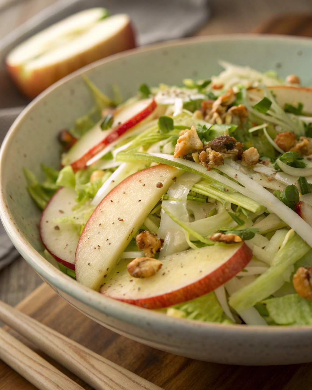 Insalata di cavolo e mele