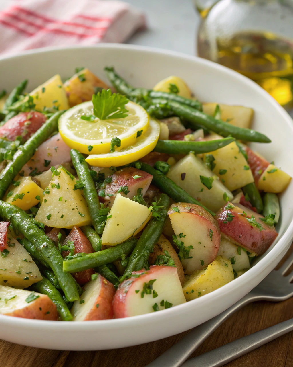 Insalata di patate e fagiolini