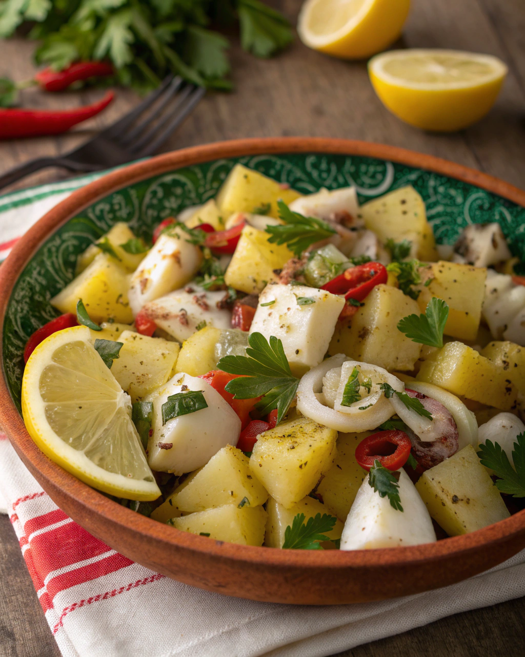 Insalata di seppie e patate