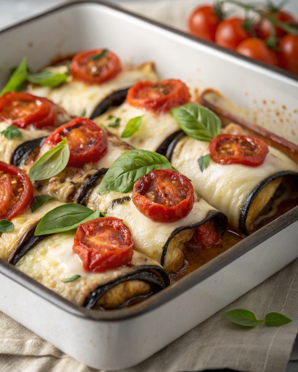 Involtini di melanzane alla siciliana