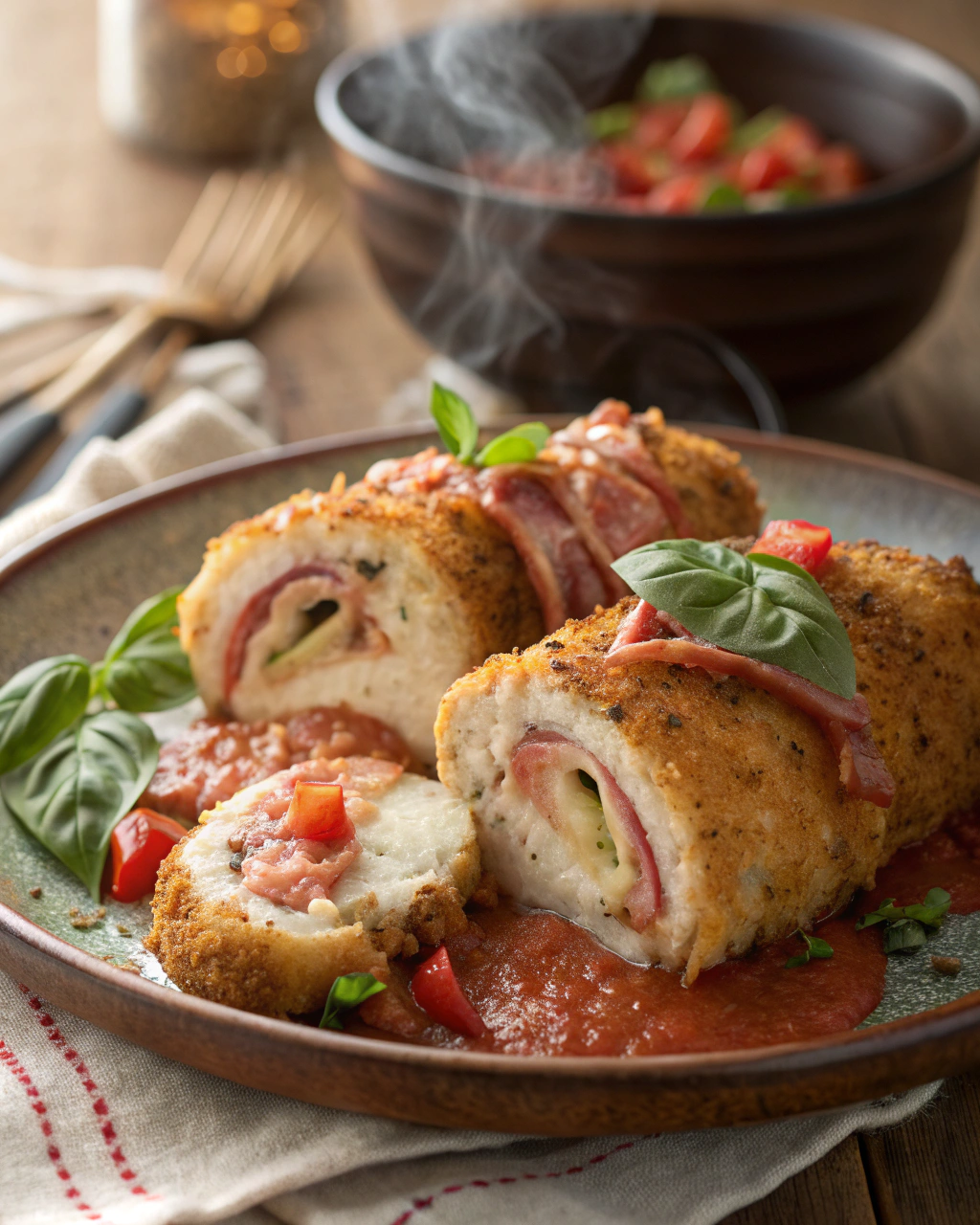 Involtini di vitello saporiti