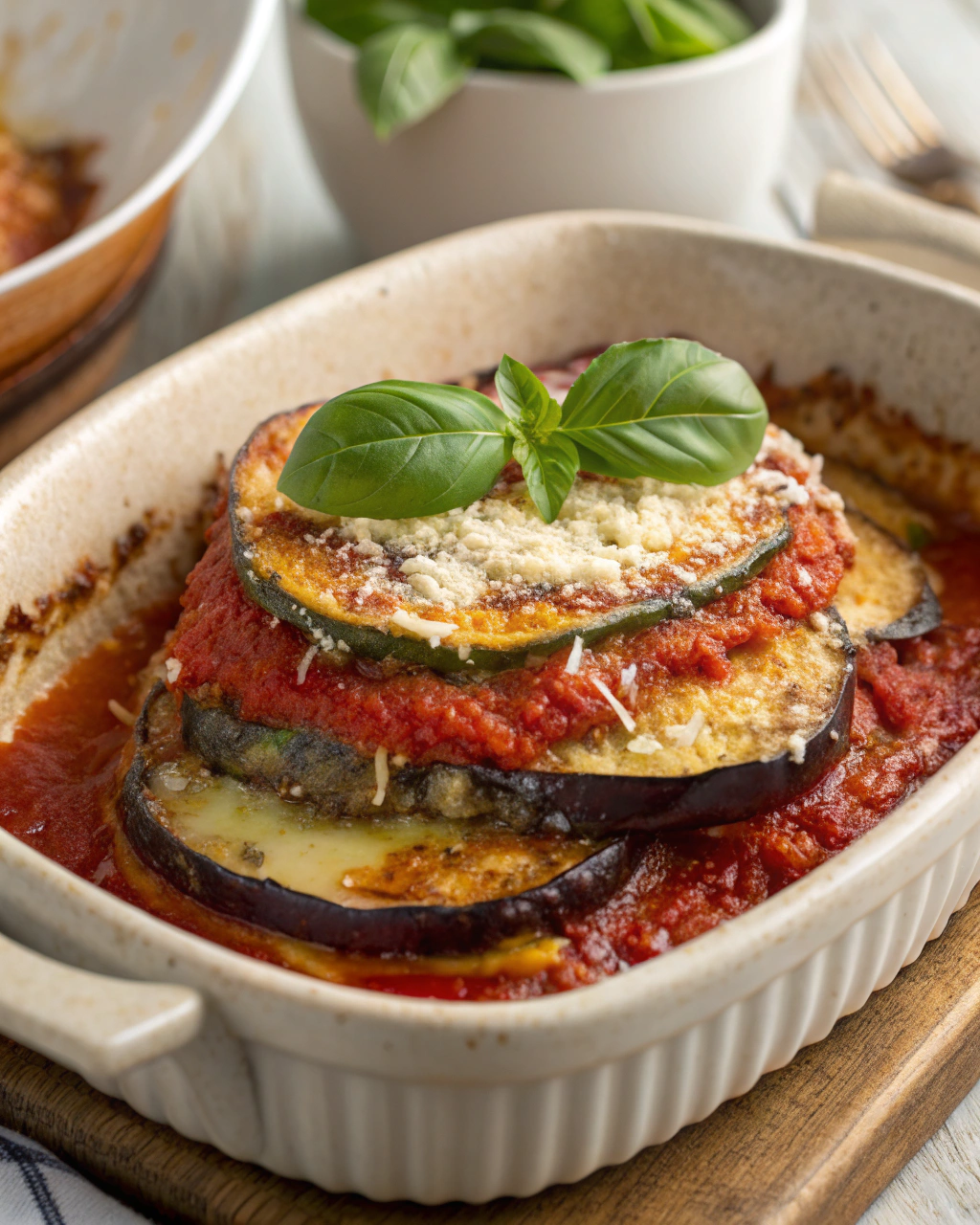 Melanzane alla parmigiana leggera