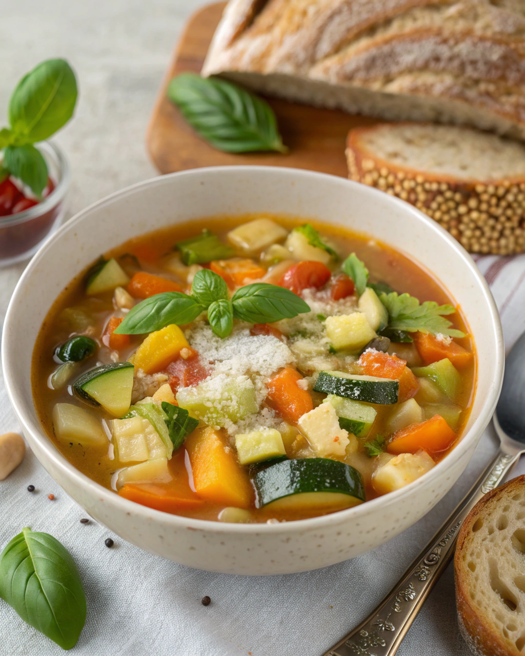 Minestrone estivo leggero