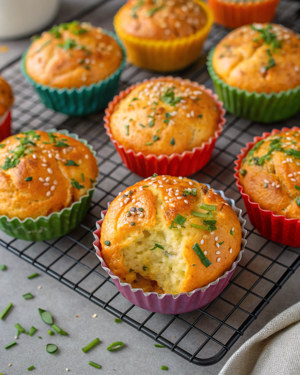 Muffin salati al formaggio