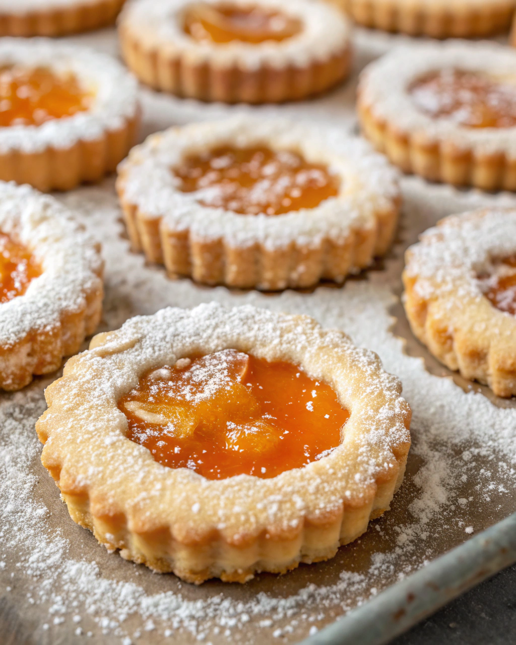 Occhi di bue alla marmellata