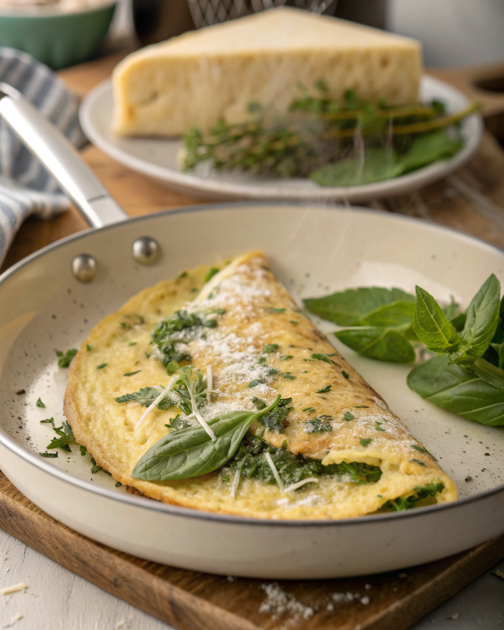 Omelette alle erbe aromatiche