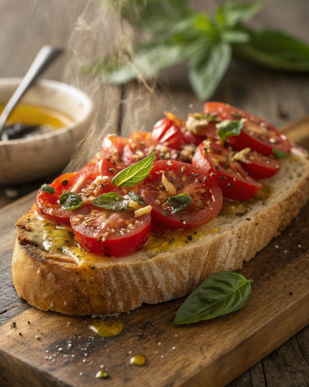 Pane olio e pomodoro merenda veloce