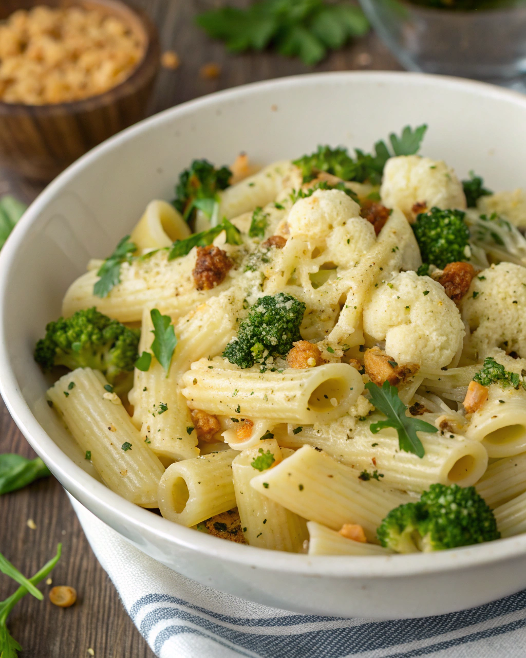 Pasta con cavolfiore e acciughe