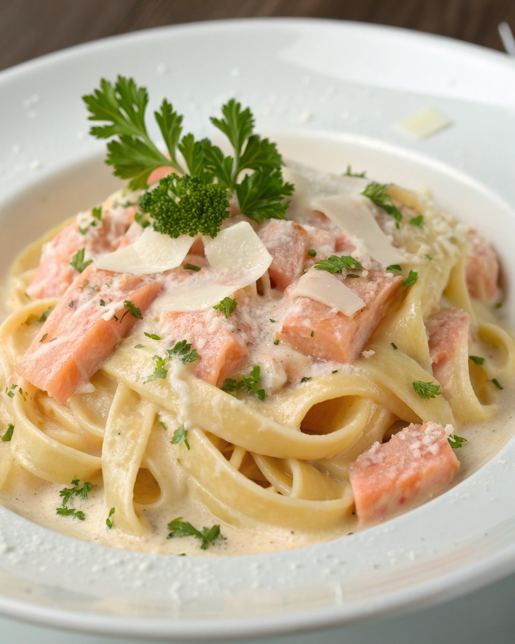 Pasta panna e salmone veloce