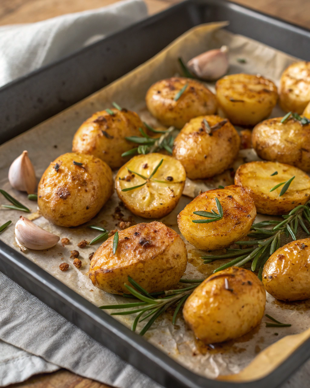 Patate al forno croccanti veloci
