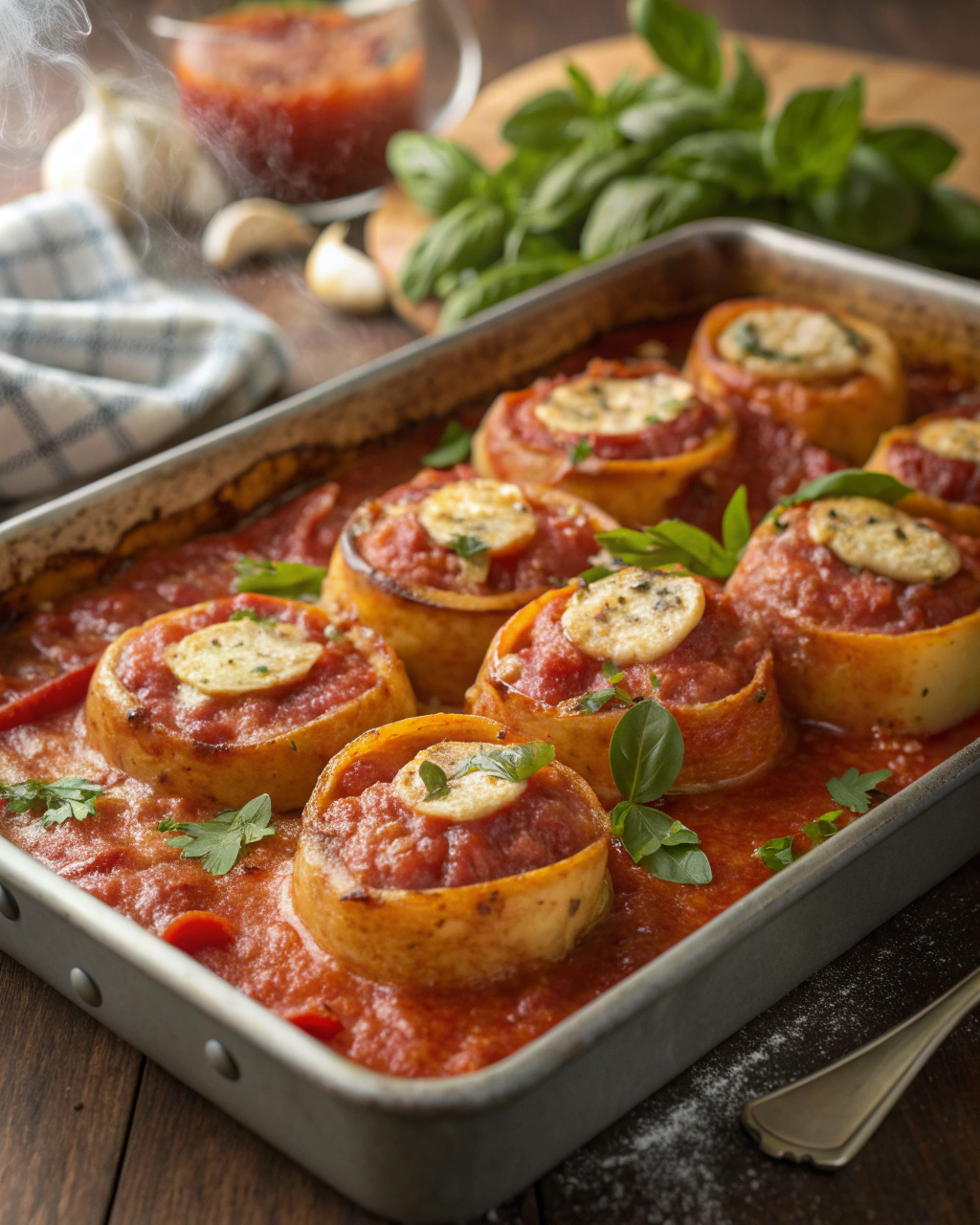 Peperoni ripieni di carne della nonna