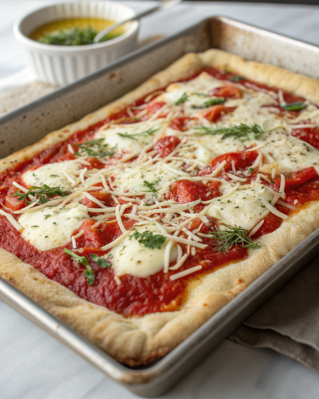 Pizza in teglia veloce della nonna