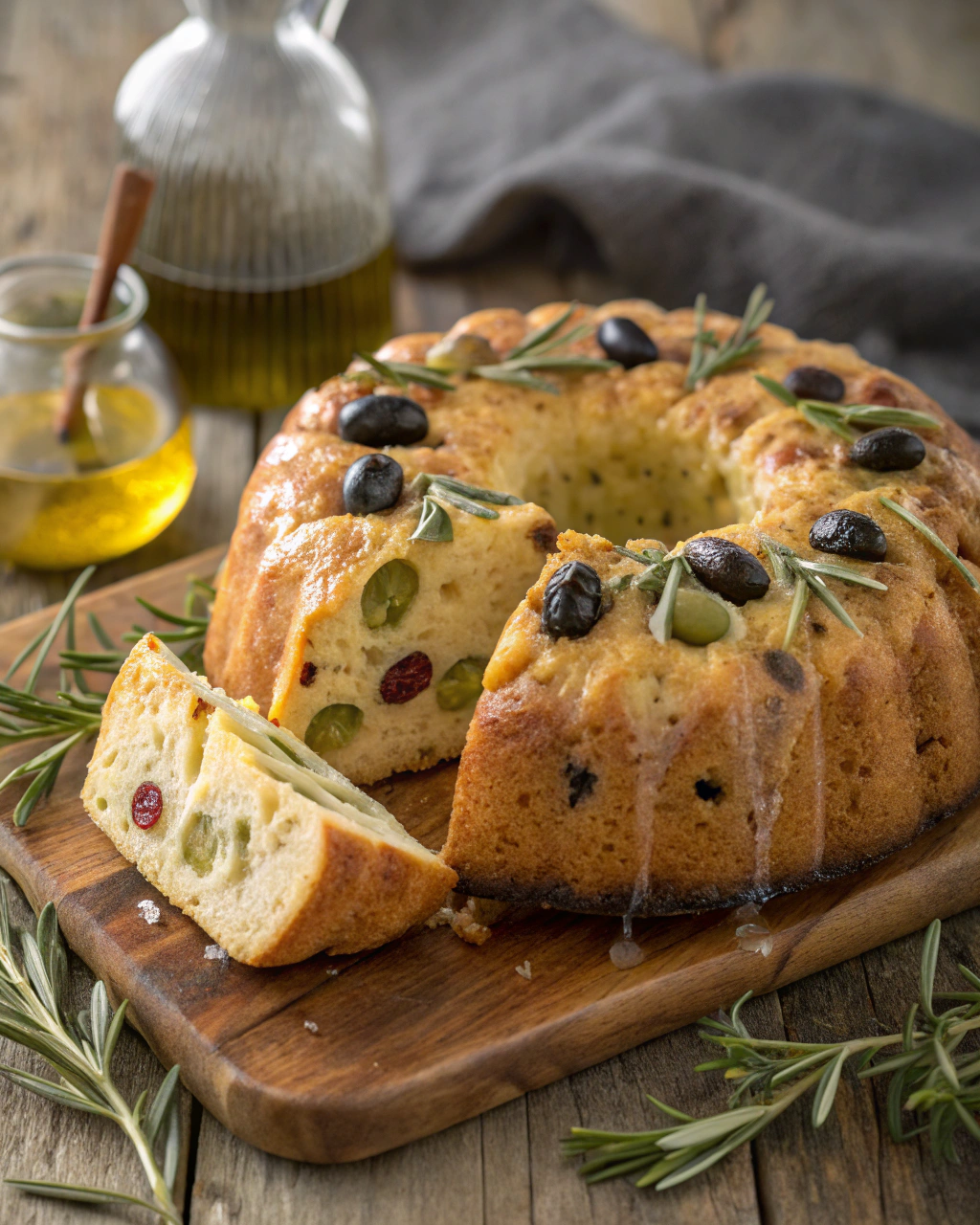 Plumcake salato alle olive