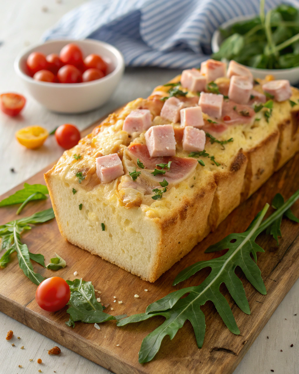 Plumcake salato prosciutto e formaggio