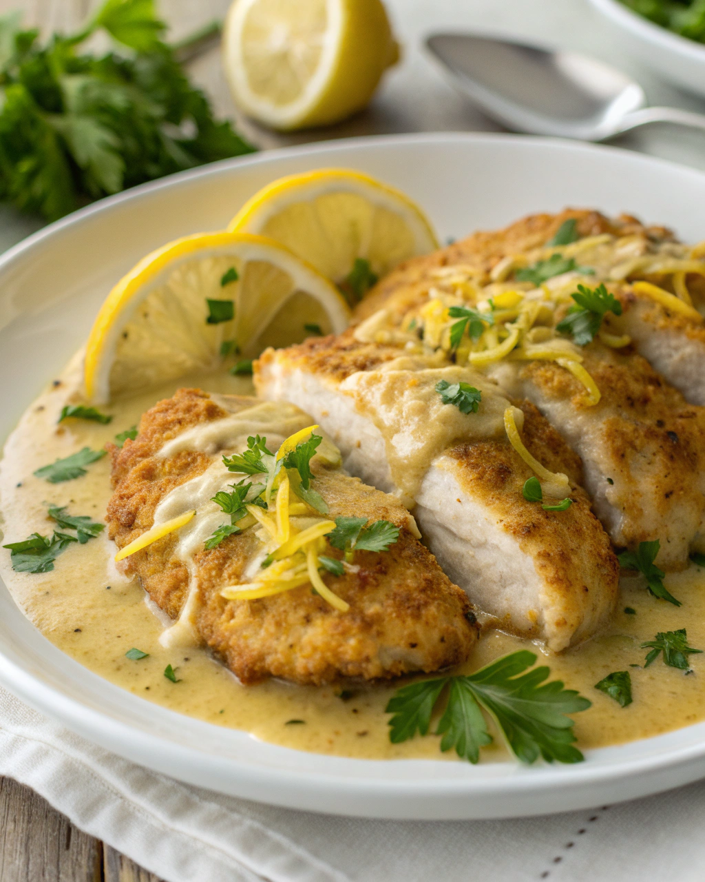 Pollo al limone in padella