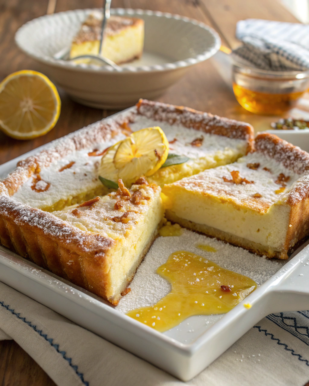 Ricotta al forno dolce siciliana