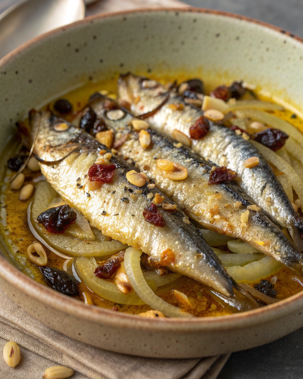 Sarde in saor facili