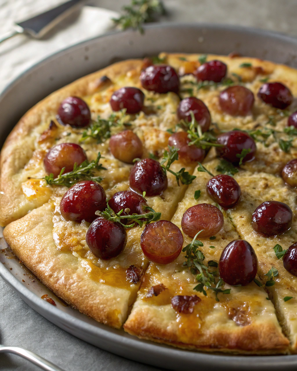 Schiacciata con l uva toscana