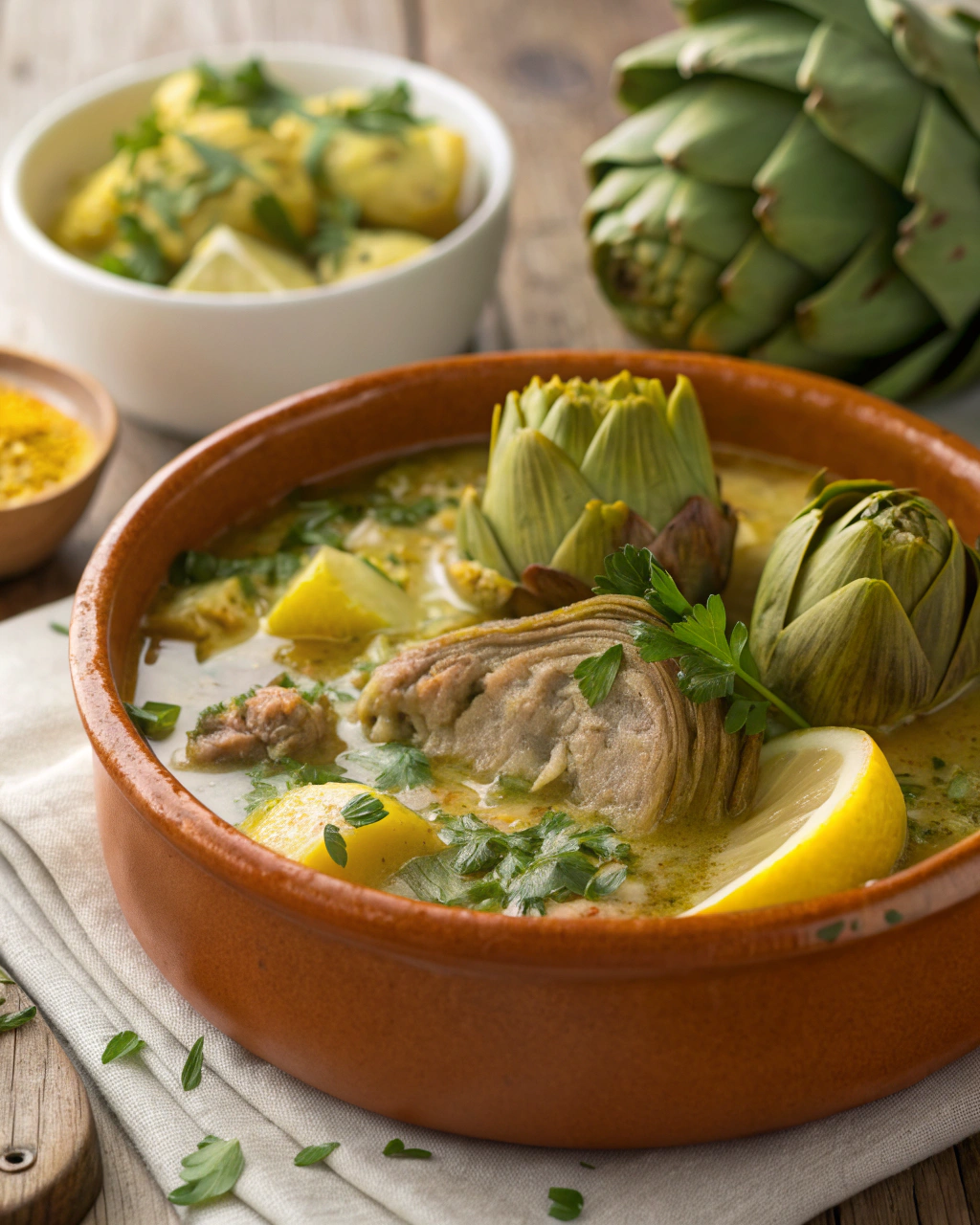 Spezzatino di agnello ai carciofi