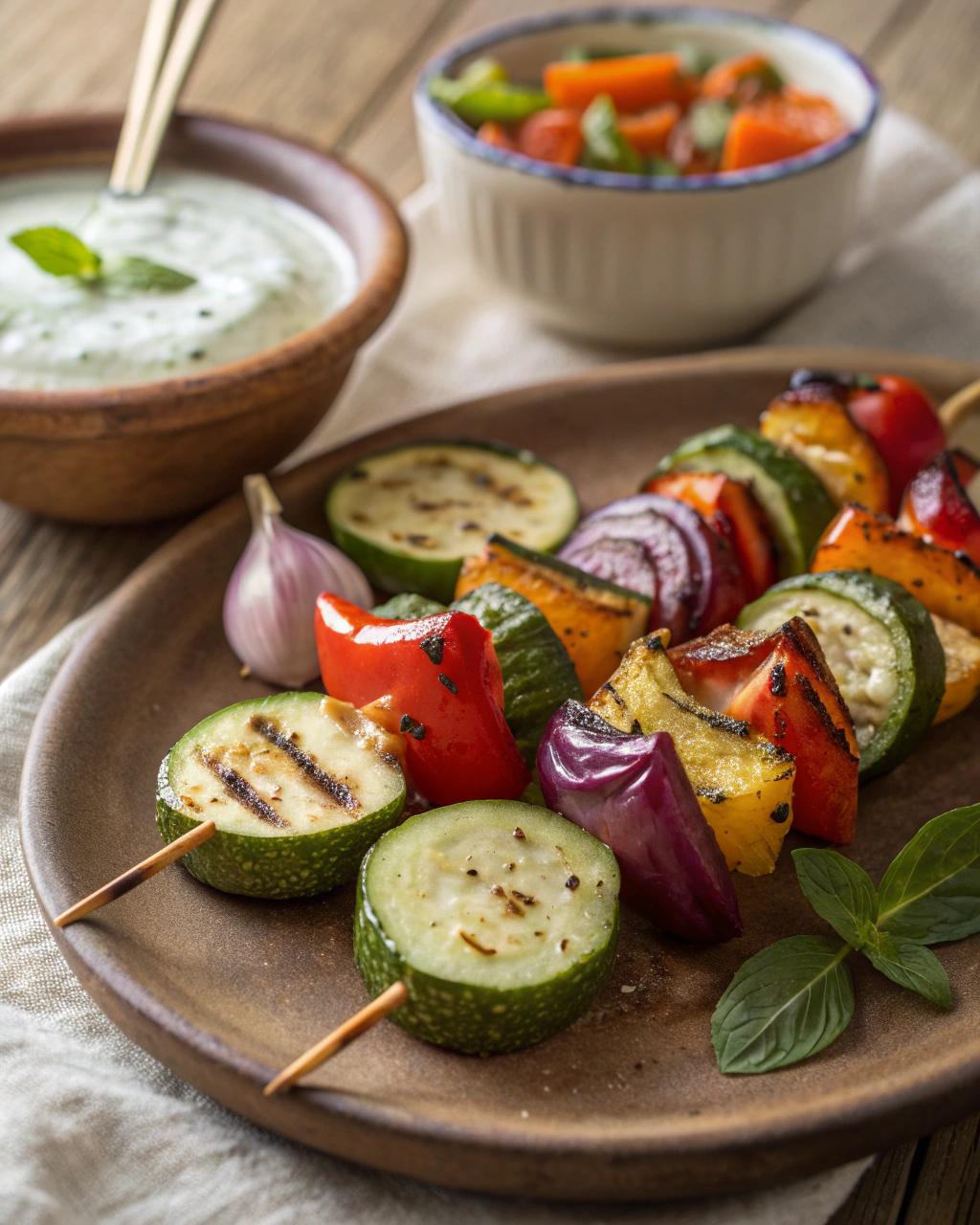 Spiedini di verdure alla griglia
