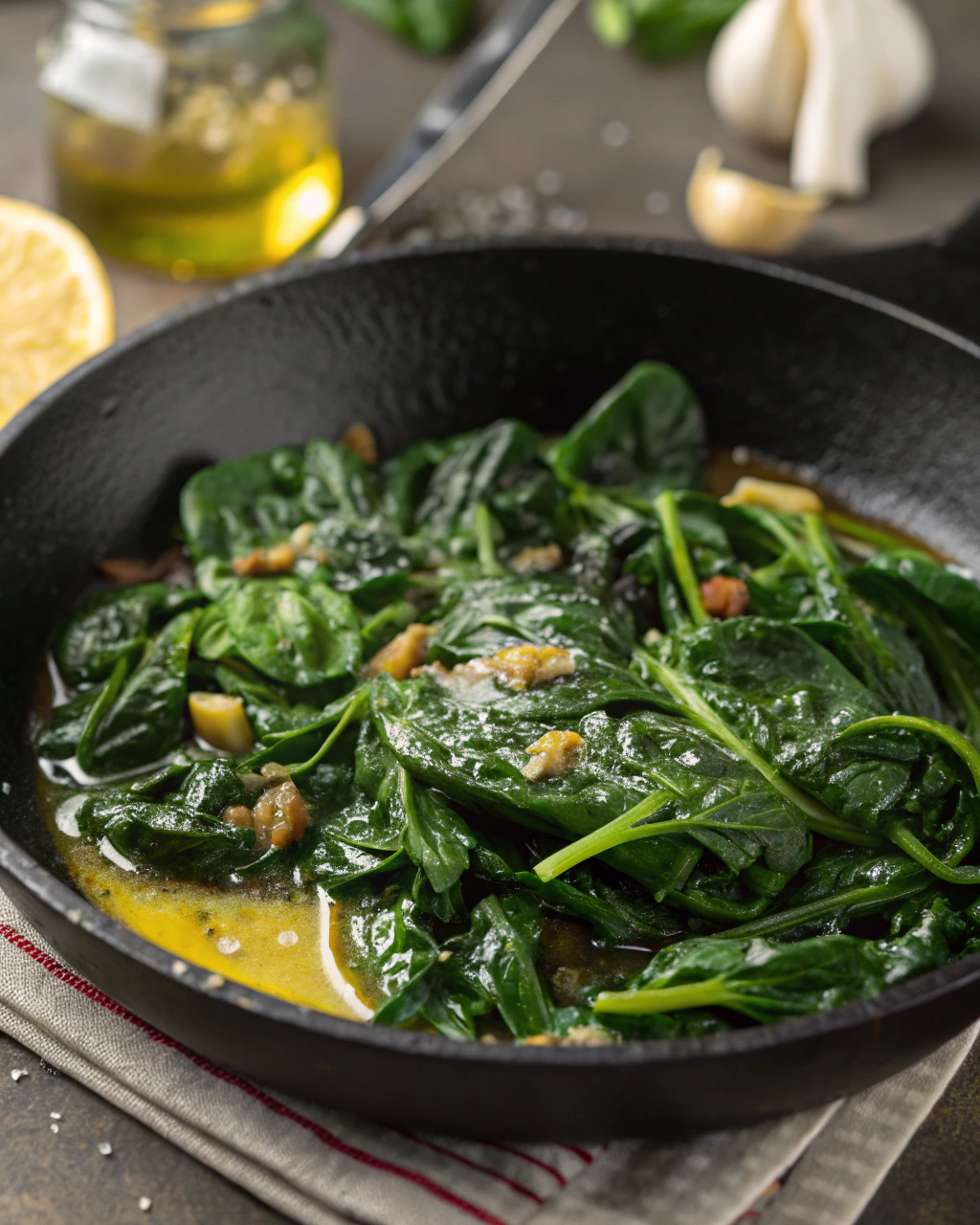 Spinaci al burro della nonna