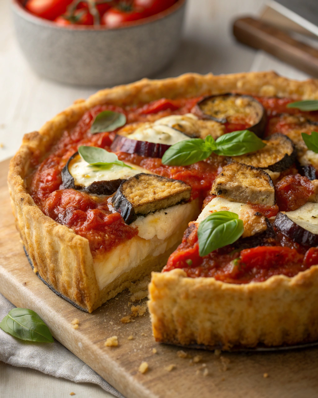 Timballo di pasta e melanzane