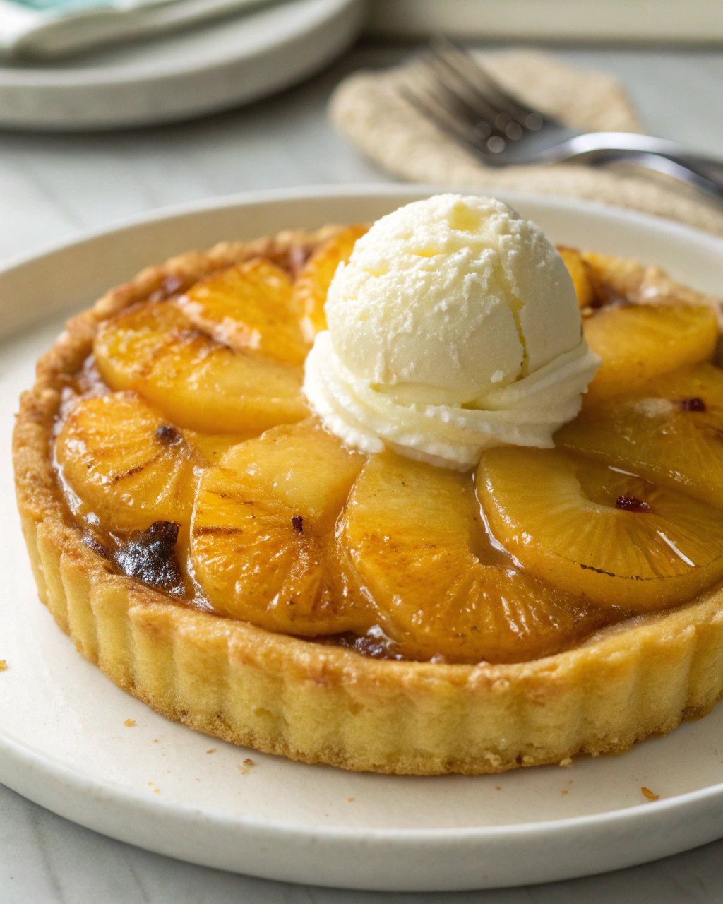 Torta rovesciata all ananas semplice