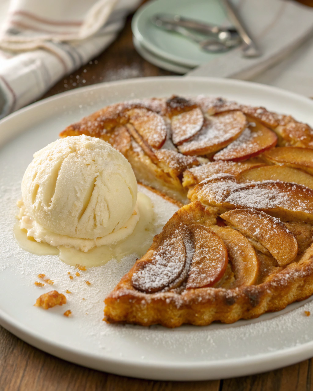 Torta rovesciata alle mele veloci