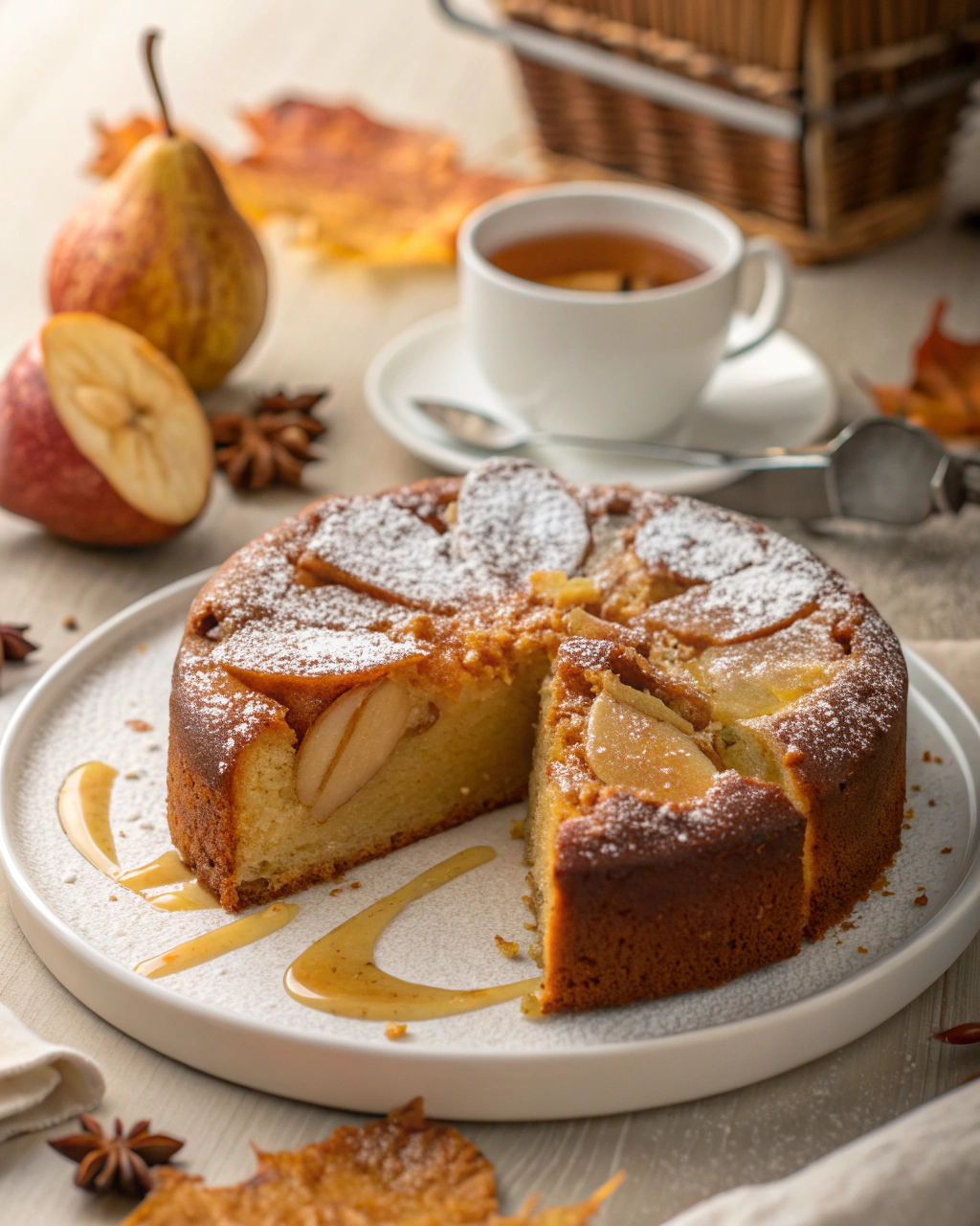 Torta soffice alle pere